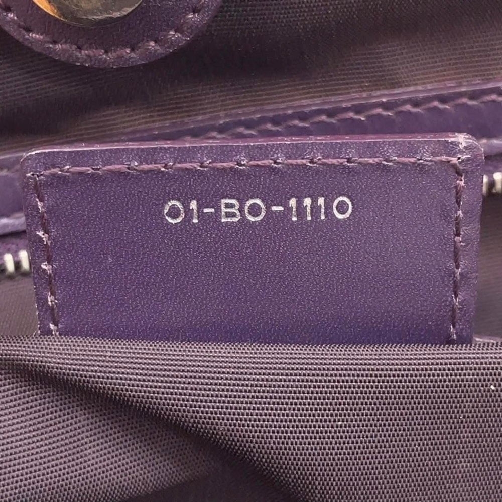 ❌SOLD❌Christian Dior Panarea Cannage Purple Tote Bag with Charm - Picture 7 of 15